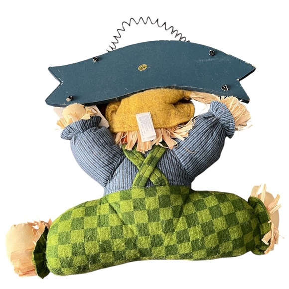 Set of 2 Fall Scarecrow Wall Hang Decor Welcome Home Bless Our Home - Picture 5 of 10